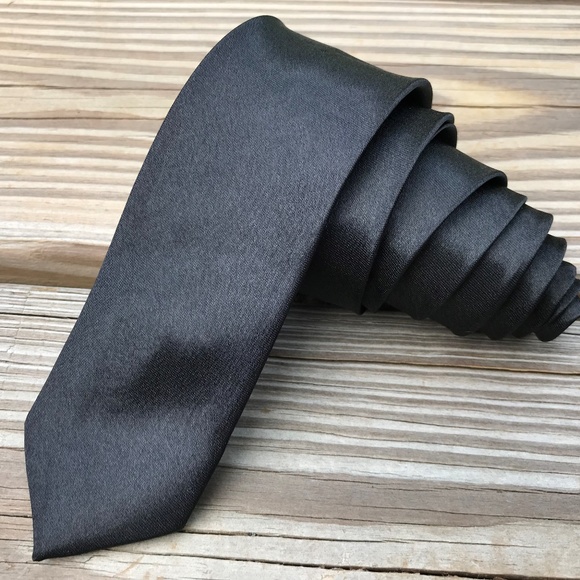 Lot of 3 Ties Men Fashion Tie Red Black White Slim - Picture 5 of 6